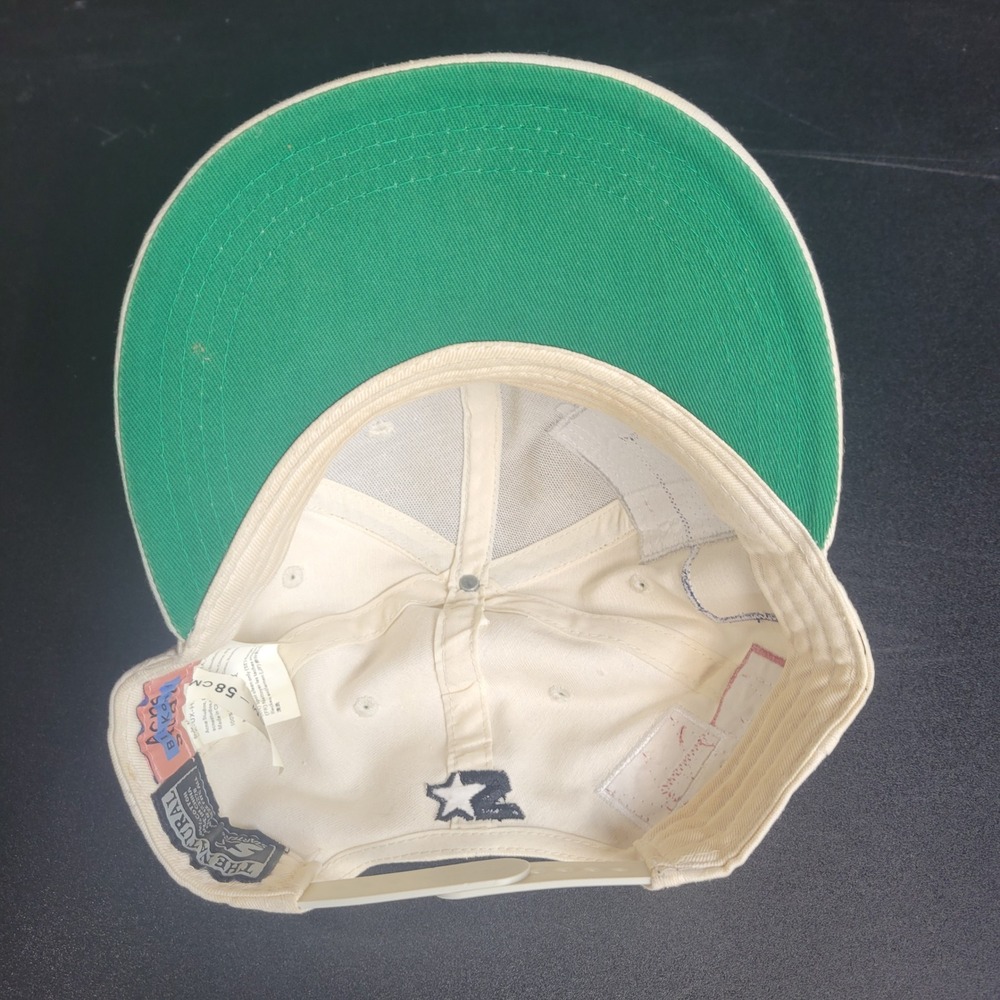 Acne Studios x Starter Hat Mens OS Cream Snapback Bla Konst Multi-Patch Cap - Picture 6 of 8